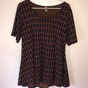 Lularoe 🍊 orange patterned dress